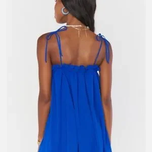 Show Me Your MuMu | Dresses | Show Me Your Mumu Angel Mini Dress In Royal  Blue | Poshmark